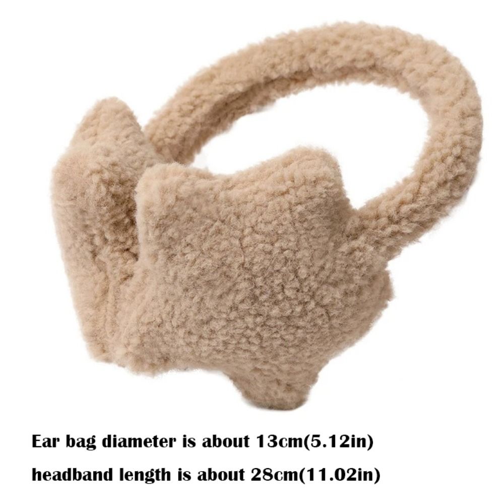 New Cute Stars Soft Plush Warmer Earmuff Cute Earflap Winter Outdoor Cold Protection Ear-Muffs Ear Cover Gift
