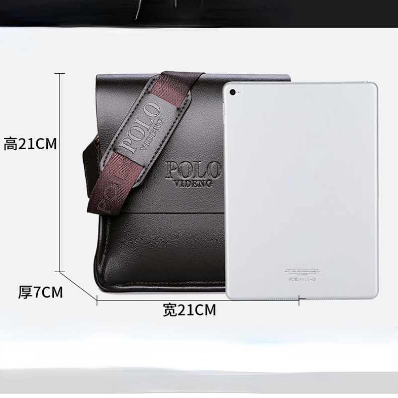 Men The Leisure Business Single Shoulder Bag Large Capacity Wear-resistant Vertical Bag Man Trend Inclined Shoulder Bag