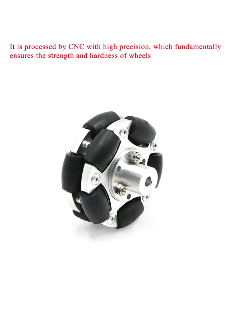 อะลูมินัมอัลลอย40กก.Omnidirectional ล้อ Fulai ยาง127 152 203Mm Omni ล้อหุ่นยนต์ Ros แพลตฟอร์มตรวจจับการเคลื่อนไหวรอบทิศทาง