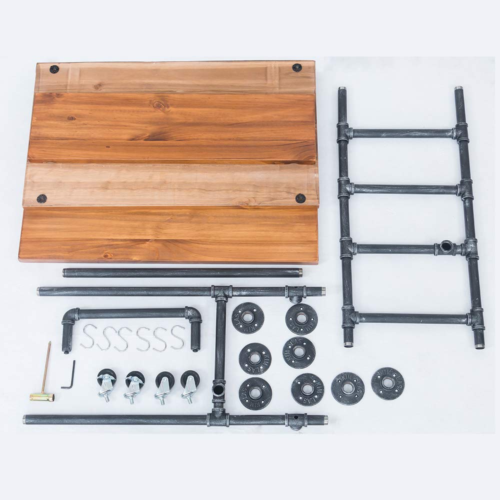 Mesa de centro de tubería de hierro Industrial