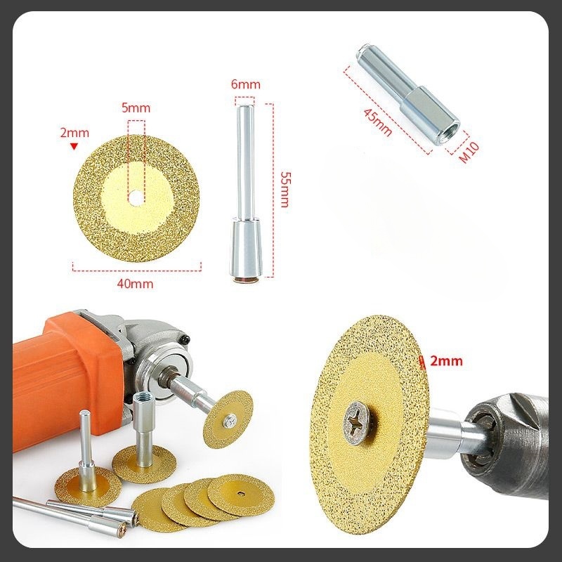 5 sztuk 40mm narzędzie Dremel Mini tarcza tnąca do akcesoriów Rotory diamentowa ściernica obrotowa brzeszczot do piły tarczowej tarcze ścierne