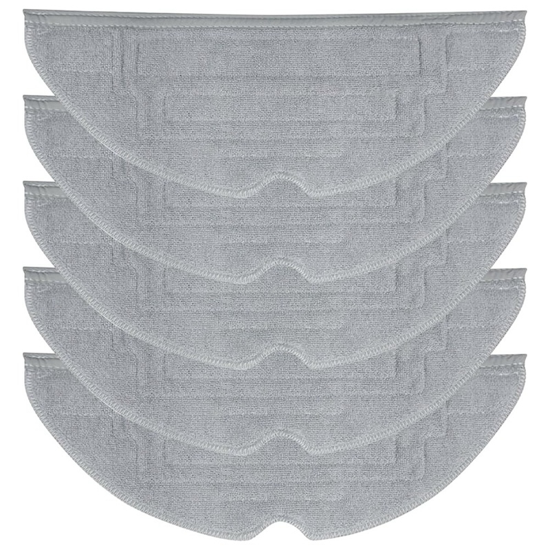 5 uds almohadillas de fregona para Roborock S8, S8 +, S8 Pro Ultra Robot aspirador, Vibrarise 2,0 almohadillas de fregado reutilizables lavables