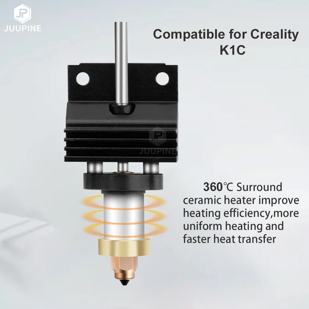 For Creality K1c Heating Block K1C Hotend Upgrade Heatsink Unicorn Nozzle Kit for Creality K1 Hotend K1 Max Hot End Assembly