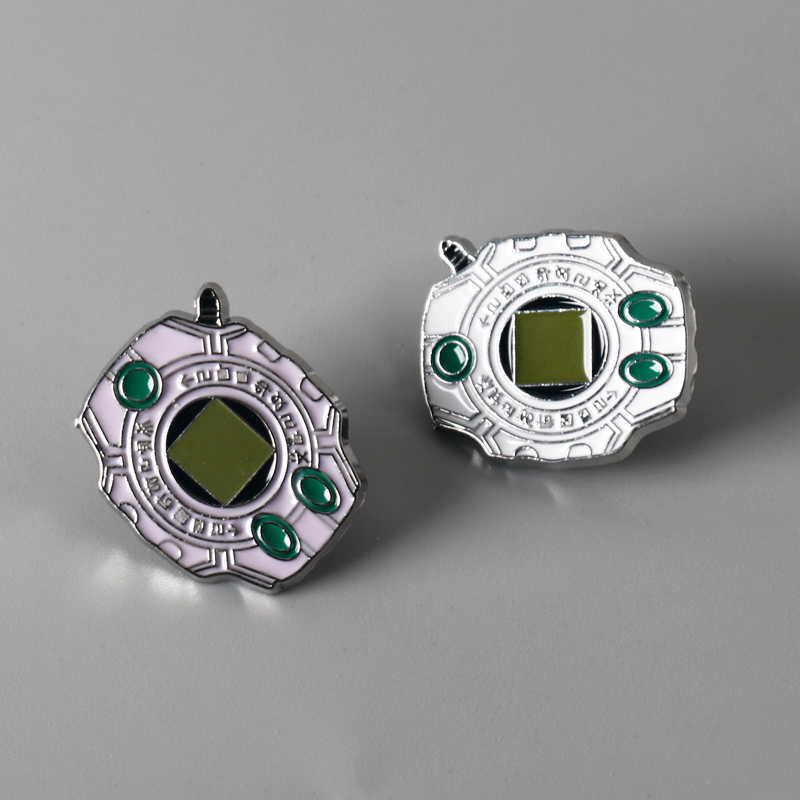 Broche monstre numérique en émail, emblèmes d'aventure Digimon, accessoires Anime, bijoux cadeaux