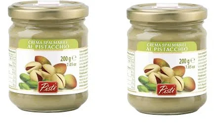 Onduleur de crème à la pistache, Vaso, Crème à la pistache, 200g-Dégradation Ti, 2 pièces