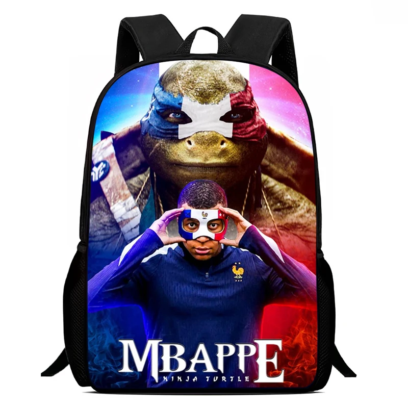 Mochila M-mbappes School Backpack for Children School Bags for Boys&Girls Light Weight Cartoon Print Child Backpack Durable