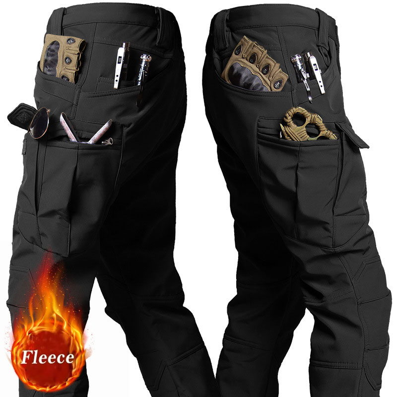 2024 homens inverno à prova dwaterproof água escalada skistrekking velo pesca tático pele de tubarão calças carga jaquetas acampamento caminhadas