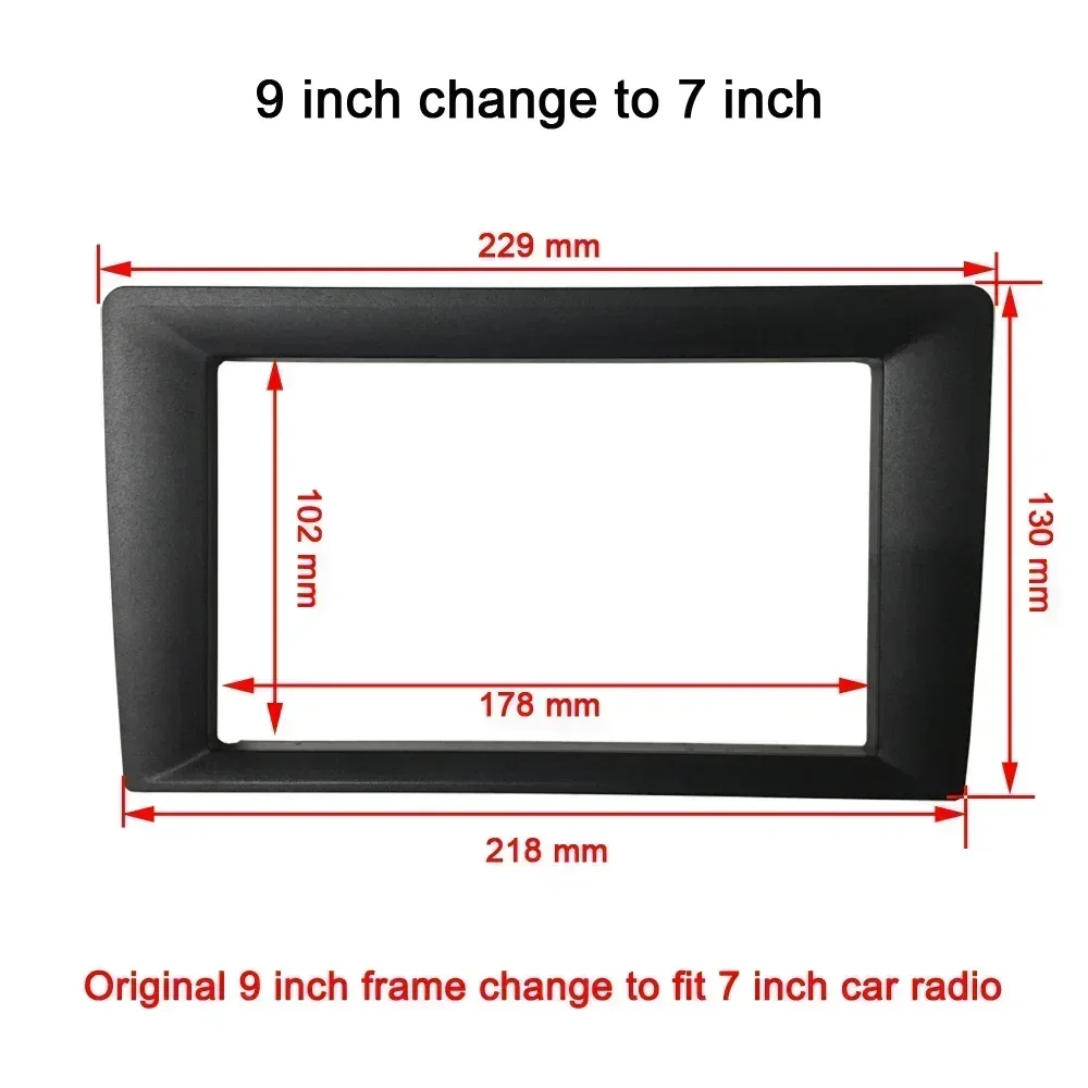 9 10 polegadas a 7, 9 a 10 polegadas quadro de rádio de carro quadro de interruptor de rádio de carro adequado para todos os modelos de automóveis quadro de conversão de fáscia de rádio de carro