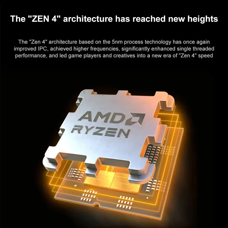 AMD RYZEN 7 7800X3D CPU Processore di gioco AMD R7 7800X3D 8-Core 16-Thread 5NM 96M Socket AM5 Senza ventola Cache di gioco Hot No Fan