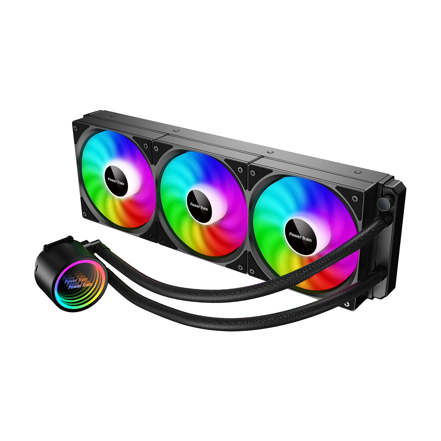 Power train Ice Cube DL-360 water-cooled CPU radiator ARGB Integrated water cooling computer fan Supports Intel/AMD