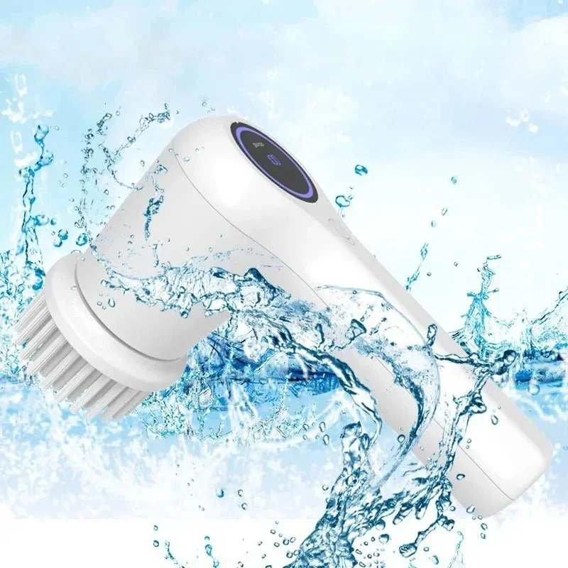 Zai Xiao-cepillos de limpieza para el hogar, cepillo eléctrico de cocina, aparatos de limpieza para el hogar, cepillo limpiador multifuncional, giro eléctrico