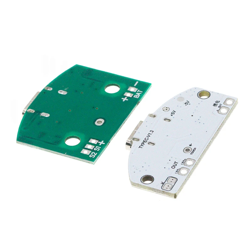 1 шт., печатная плата настольной лампы типа C, зарядка через USB, три передачи, бесступенчатое затемнение, светодиодный сенсорный небольшой модуль управления ночником
