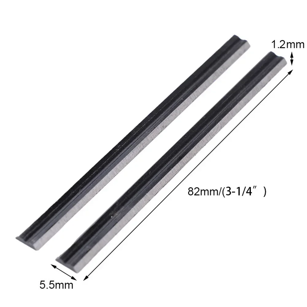 10pcs 82mm Planer Blades Electric Wood Planer Knifes For Bosch ForDeWalt ForMetabo ForMakita Woodworking Power Tools