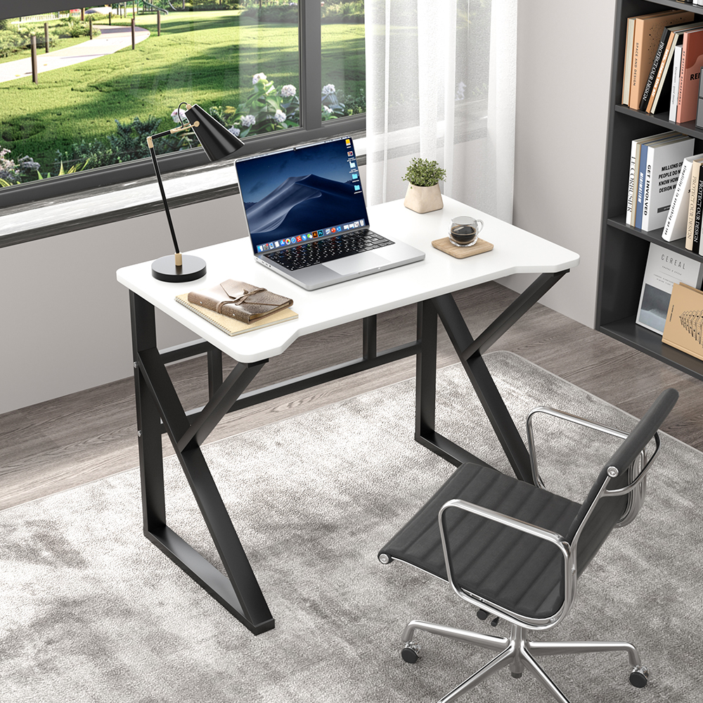 Voltsify K-shaped Frame Office Desk Workstation Game Table