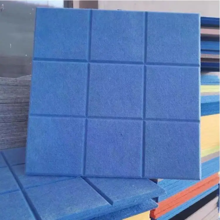 Hot Selling Product Polyester Material Sound-absorbing Panel Wall School Acoustic Panel polyester fiber acoustic panel