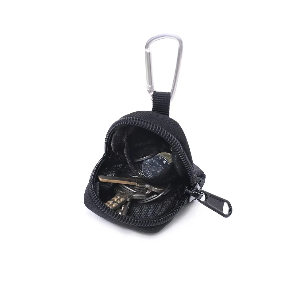 Bolsa de cintura tática para chave com porta-moedas e proteção para fone de ouvido – mantenha seus itens essenciais seguros e seguros para colocar