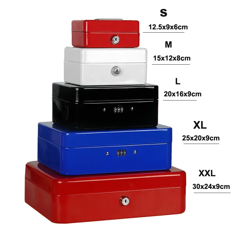 ミニステンレス鋼の安全キャッシュボックス,実用的,セキュリティロック,ロック可能,小さな,家の装飾に適しています,3サイズ,l,xl,xxl