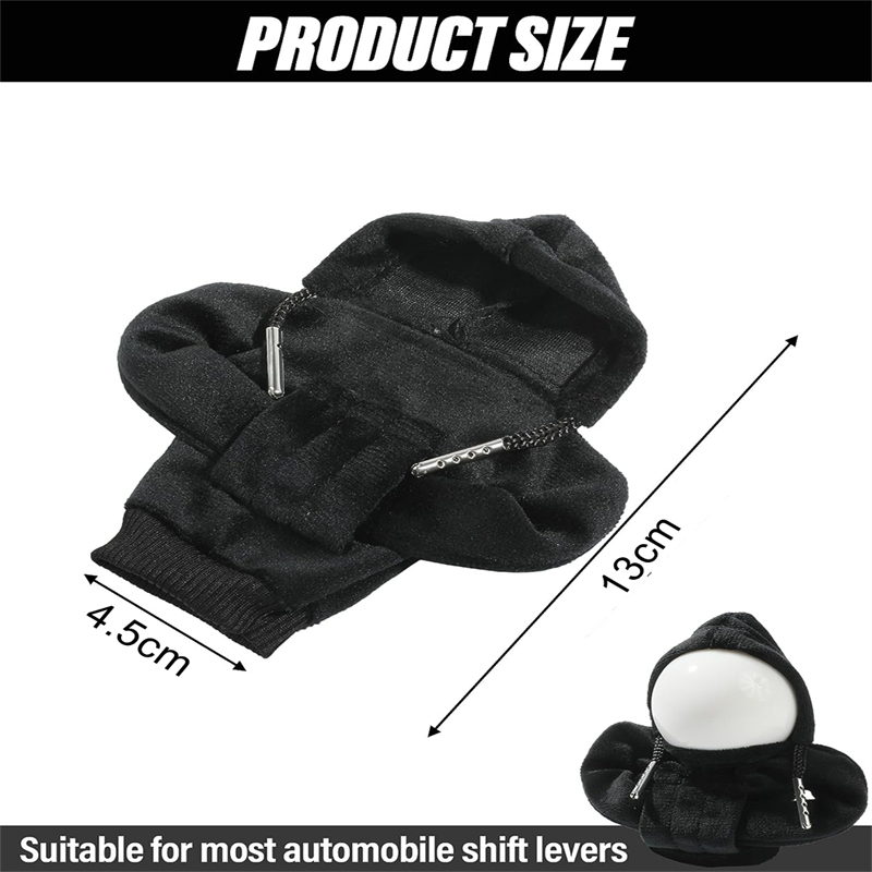Shift de engrenagem mini capa com capuz capa de mudança de engrenagem alça decoração se encaixa manual automático universal alavanca de mudança do carro decoração interior