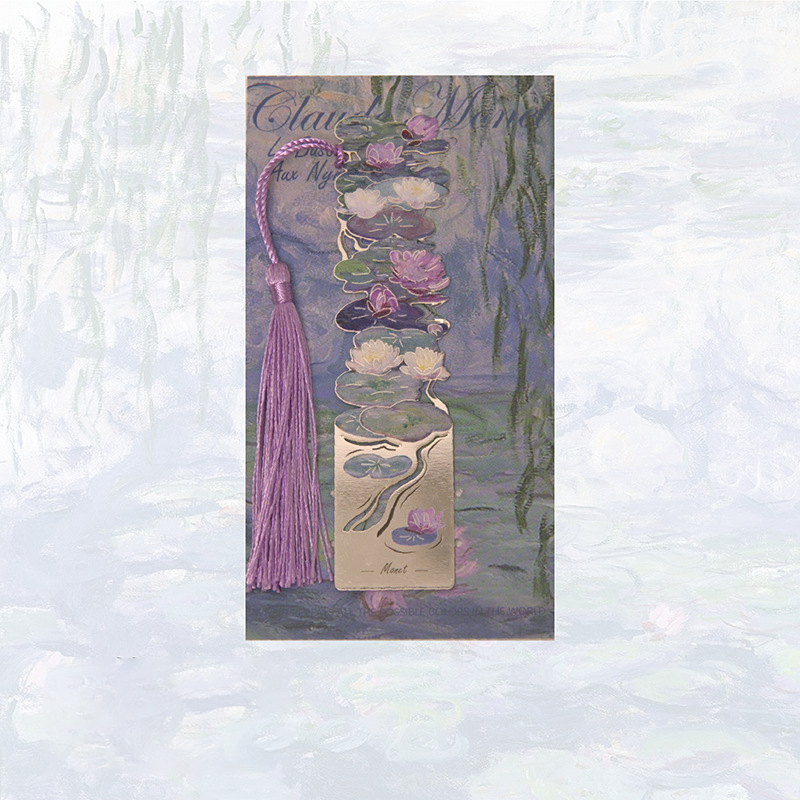 Ölgemälde Stil Vintage berühmte Gemälde Metall Lesezeichen Quaste Anhänger Buch liebhaber Sammlung Lesen Marker Buch Clip Geschenk