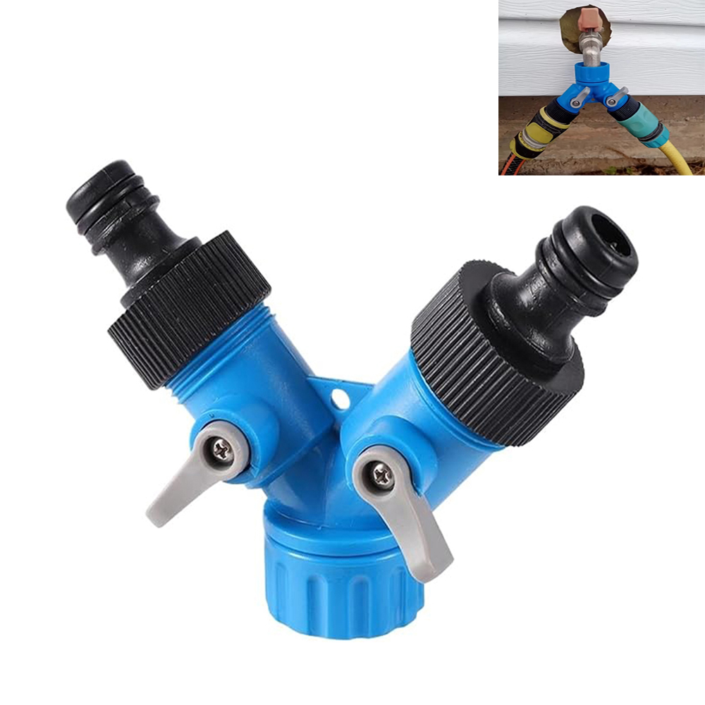 3/4'' Innengewinde Shunt Ventil Y-Förmigen Schnell Anschluss Garten Bewässerung System Wasser Splitter Auto Waschen Wasser Controller