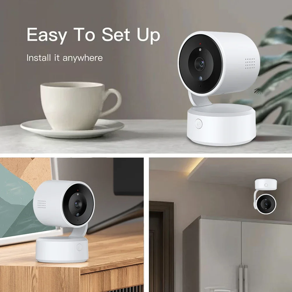 Tuya 5MP One-touch Call Indoor Baby Monitor WiFi PTZ Camera Auto Tracking Color Night Vision IP CCTV Surveillance Cameras