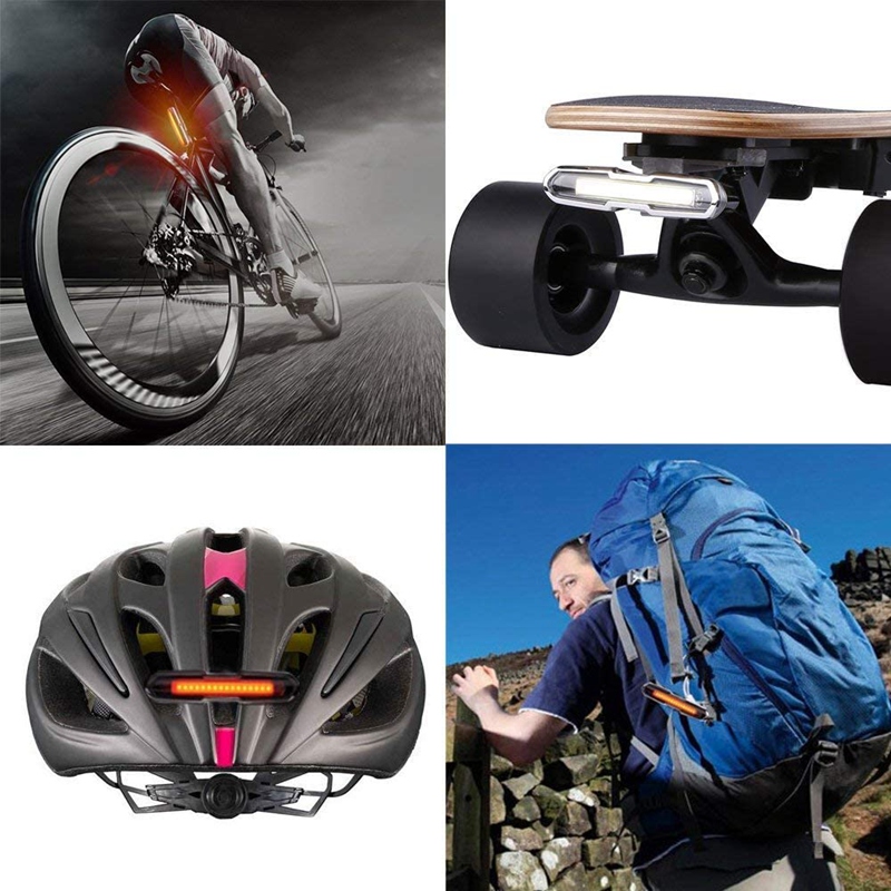 O skate ilumina o brilho impermeável conduziu a cauda de segurança para Longboard elétrico