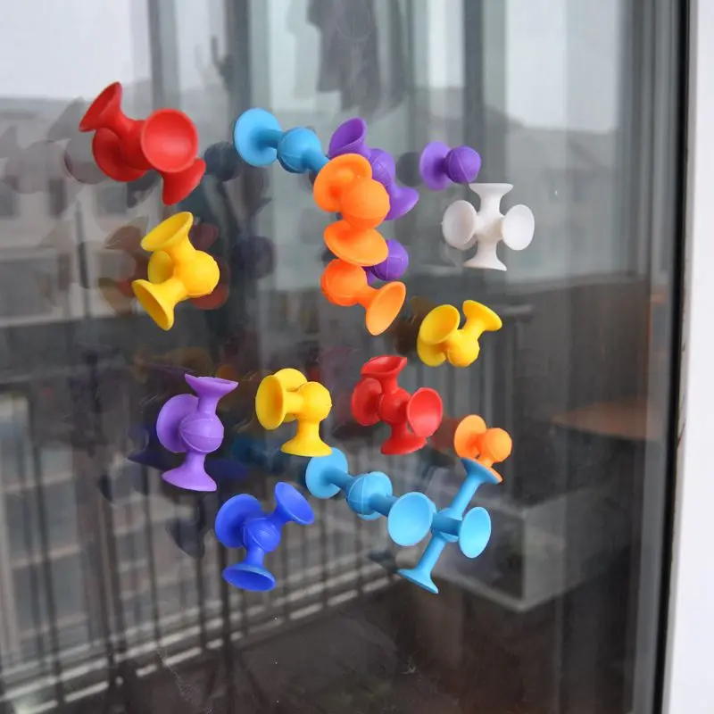 Zuignapspeelgoed, Soft Throw Darts Set, Bouwstenen Pop Sucker Speelgoed, Fidget Speelgoed voor kinderen, Ouder-kind Interactief spel