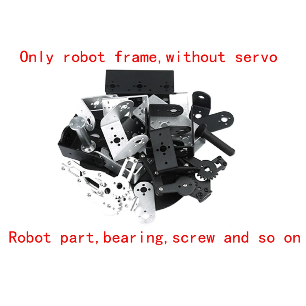 MG996 Silver 2 Dof Rotating Base Robot Manipulator Metal Alloy Mechanical Gimbal For Arduino Robot DIY Kit Programmable Platform