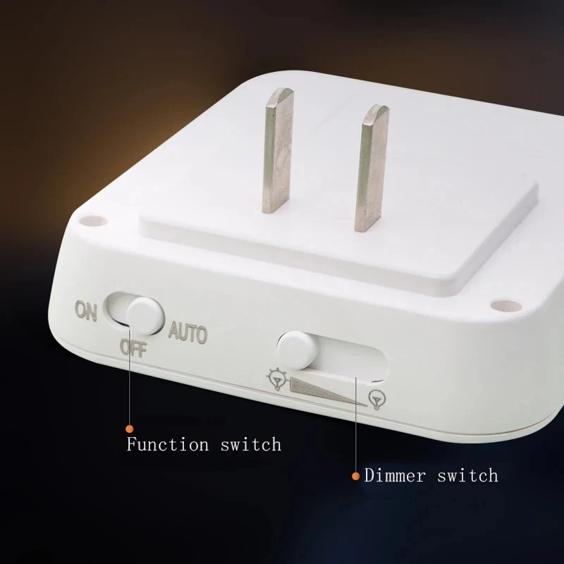 Motion Sensor หลอดไฟ LED EU Plug Wall Night Light โคมไฟ Stepless Dimming ตู้แสงโคมไฟสีขาวสําหรับข้างเตียงห้องนอน 220V