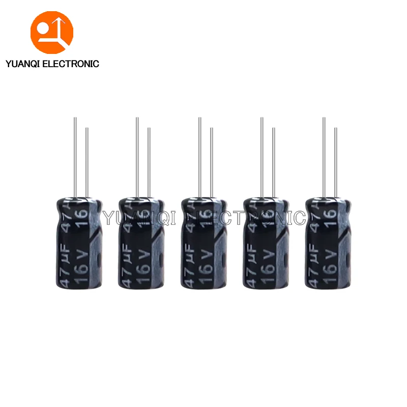 120 Uds 1 juego de 120 Uds 12 valores 0,22 UF-470 UF kit surtido de condensadores electrolíticos de aluminio paquete