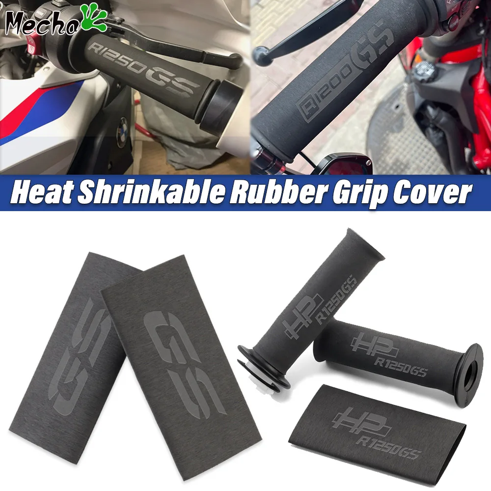 Cubierta de agarre termorretráctil para motocicleta, agarre de goma antideslizante para BMW R1200GS HP R1250GS R 1200 GS ADVENTURE GSA R1300GS F850GS