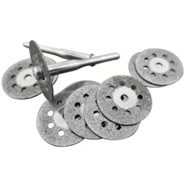 12 pçs/set 22mm hss disco de corte lâmina serra circular metal cortar ferramentas abrasivas para dremel ferramenta rotativa lâmina corte