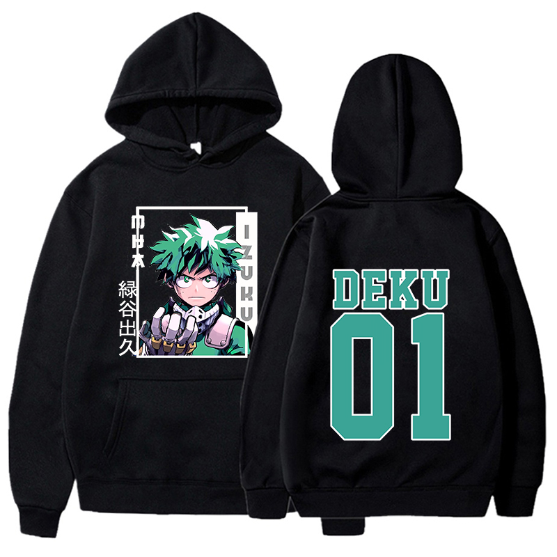 NEUE Mode Anime Deku 01 Gedruckt Hoodie Frauen Männer Herbst Winter Sweatshirt Hip Hop Harajuku Streetwear Langarm Pullover