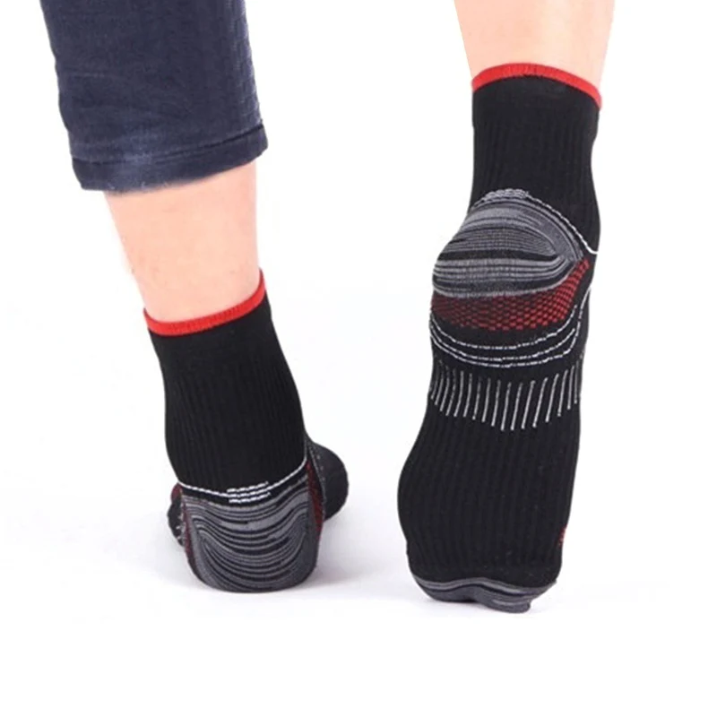 1 par de calcetines para fascitis plantar con soporte para el arco para hombres y mujeres, los mejores calcetines de compresión para el tobillo para aliviar el dolor en el pie y el talón,