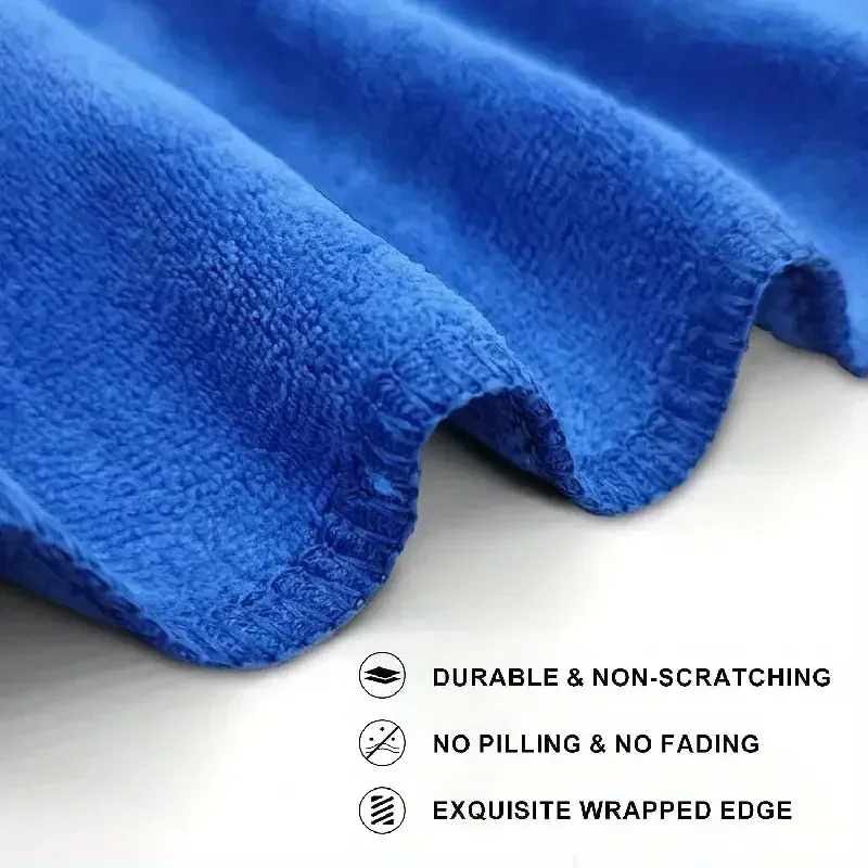 ISGTDRM Microfiber Towels Car Wash Drying Cloth Towel Household Cleaning Cloths Auto Detailing Polishing Cloth Home Clean Tools
