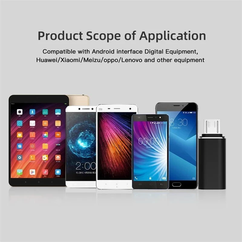 USB Type C To Micro USB Android Adapter Connector for Phone Tablet Micro USB Male To Type C Female Converter for Xiaomi Huawei
