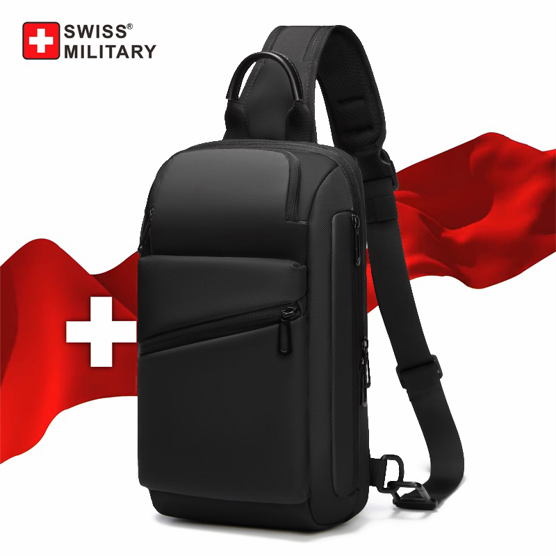 Bolsa de peito casual masculina, à prova d'água, multifuncional, antifurto, carregamento usb, bolsa crossbody, viagem, alta capacidade, pacote de bolsa de peito