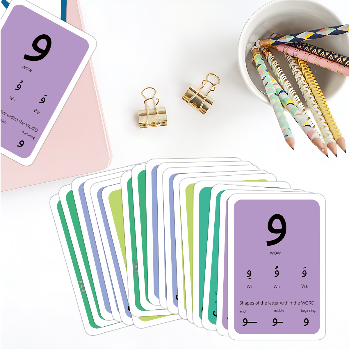 28pcs Arabic Alphabet Flash Cards For Beginner Of Arabic, Letter Training Early Education Homeschool Learning, Arabic Teacher