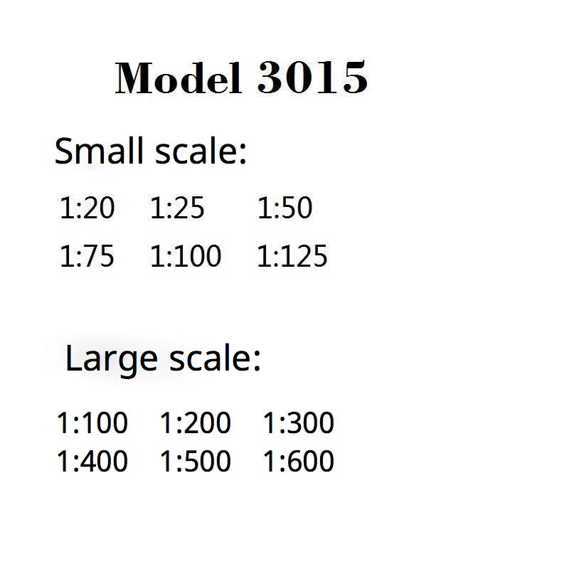 15cm Dreieckigen Architekten Skala Lineal Drei-seitige Lineal Verwendet durch Architekten