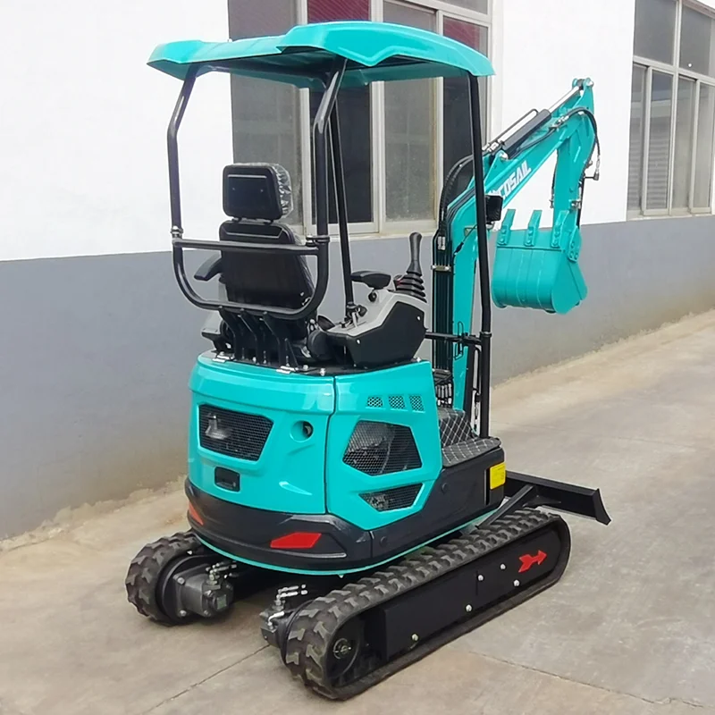 Miniexcavadora diésel Kubota personalizada, microexcavadora doméstica de 2 toneladas, trinquete pequeño de granja compacto multifuncional de 1,8 toneladas