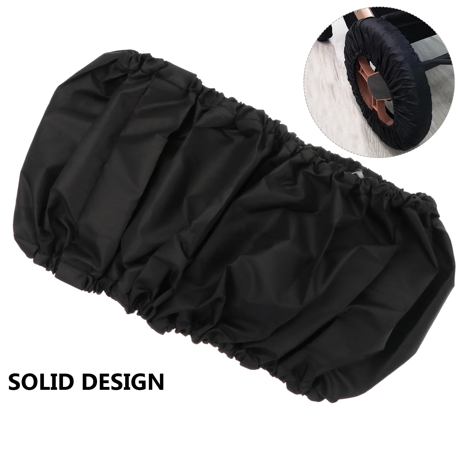 4 ชิ้นฝาครอบล้ออุปกรณ์เสริมรถเข็นเด็กยางอุปกรณ์เสริมรถเข็น Protector Universal
