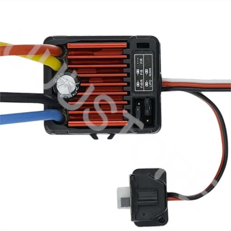 HobbyWing QuicRun 1060 60A 1625 1080 G2 80A Geborsteld Elektronische Snelheidsregelaar ESC Waterdicht Voor 1:10 SCX10 TRX4 TRX6 Redcat