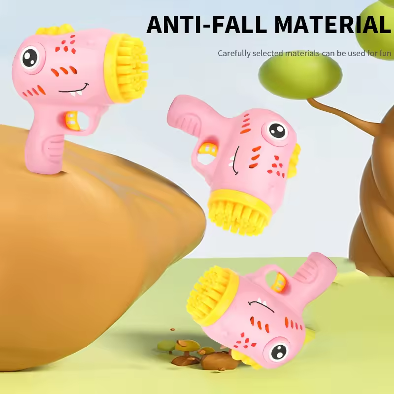 36 hole Dinosaur Bubble Gunner with Multi hole Bubble Gun Outdoor Entertainment Toy [No Bubble Water]