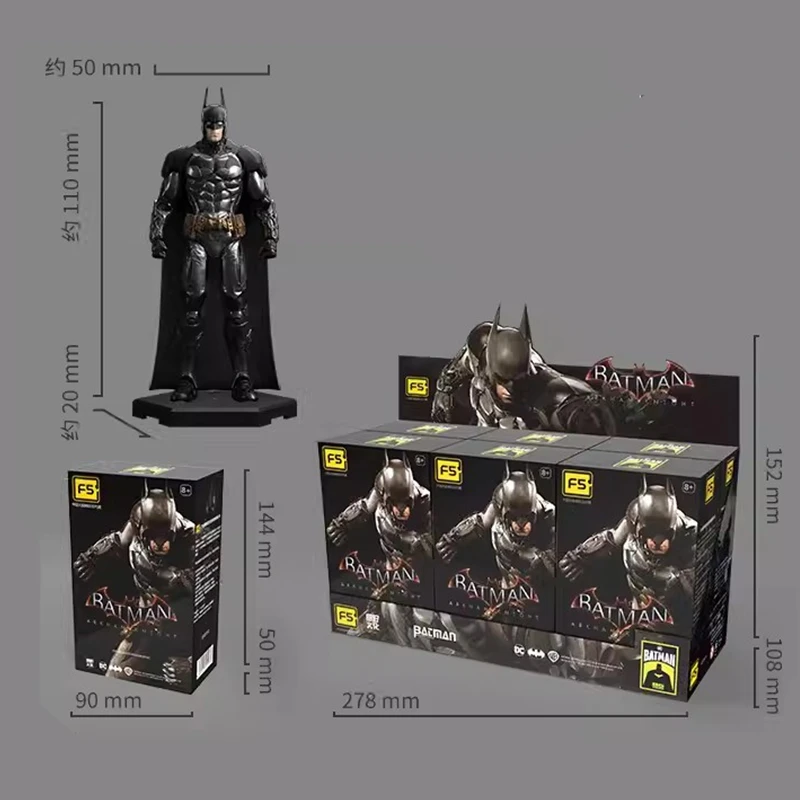 Rouno オリジナルバットマンアーカムナイトデスストロークレッドフードブロックレンガアクションフィギュアビルディング DIY おもちゃモデル人形子供のおもちゃ