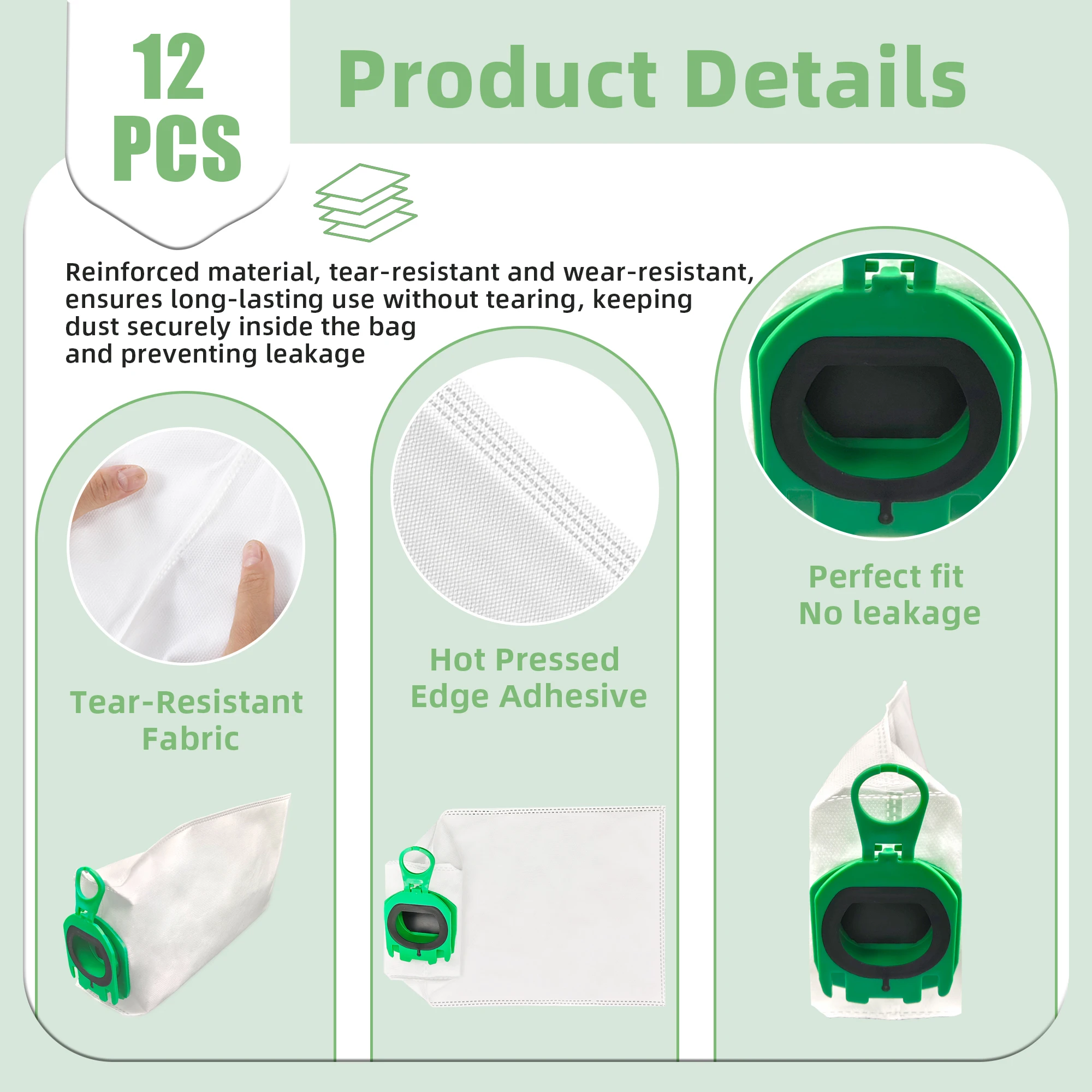 Filter Bags Dust Bag For Vorwerk Kobold VB100 FP100 VB 100 FP 100 Vacuum Cleaner Bag