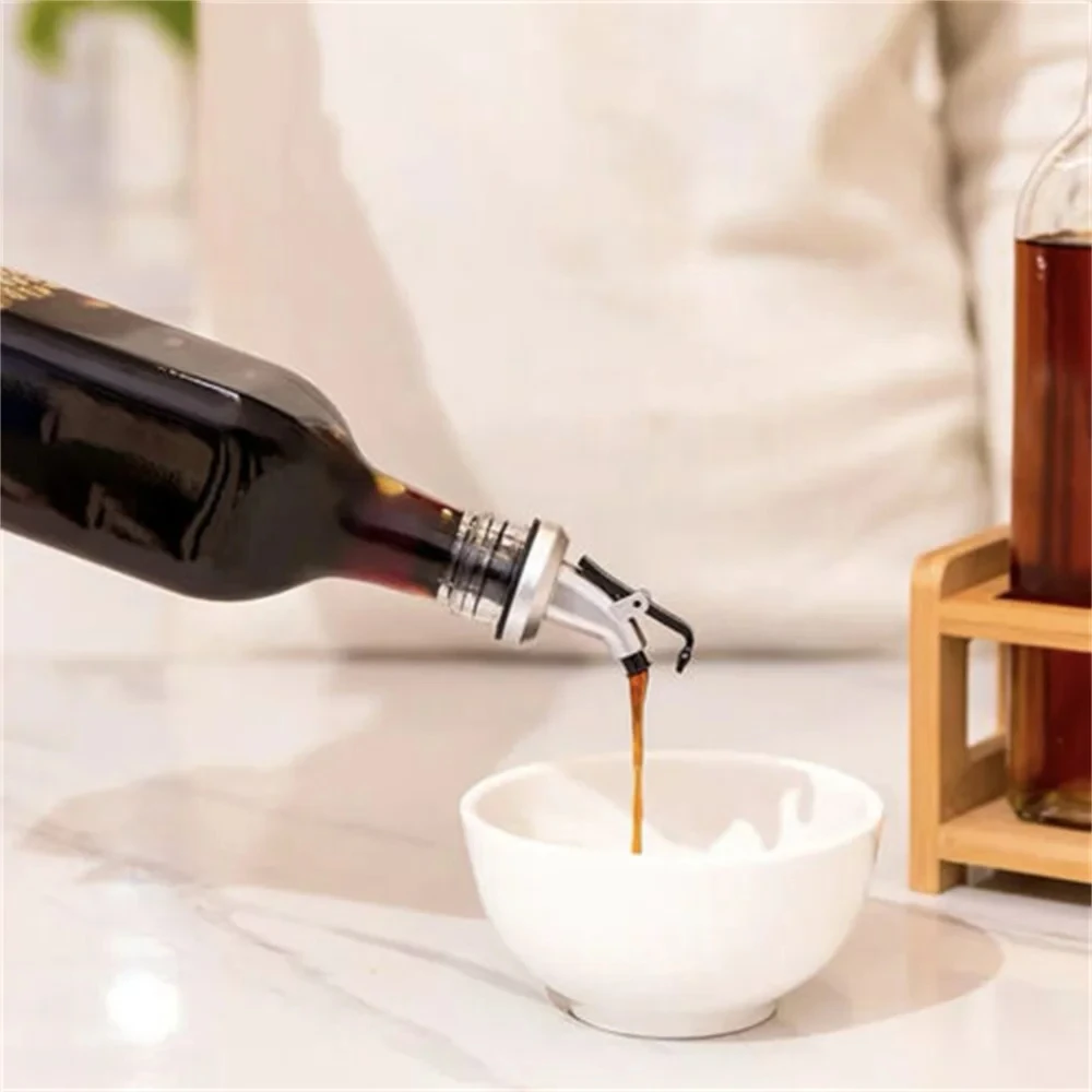 Bote de aceite de 150ML/250ML/500ML, botella de plástico a prueba de fugas para condimentos de cocina, salsa de soja, vinagre, botella de aceite de oliva transparente
