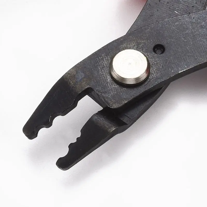 Chuyên Nghiệp Chiếu Trúc Hạt Trang Sức Kìm Thép Carbon Crimper Lọn Uốn Hạt Đa Năng Dụng Cụ Cầm Tay DIY 124A