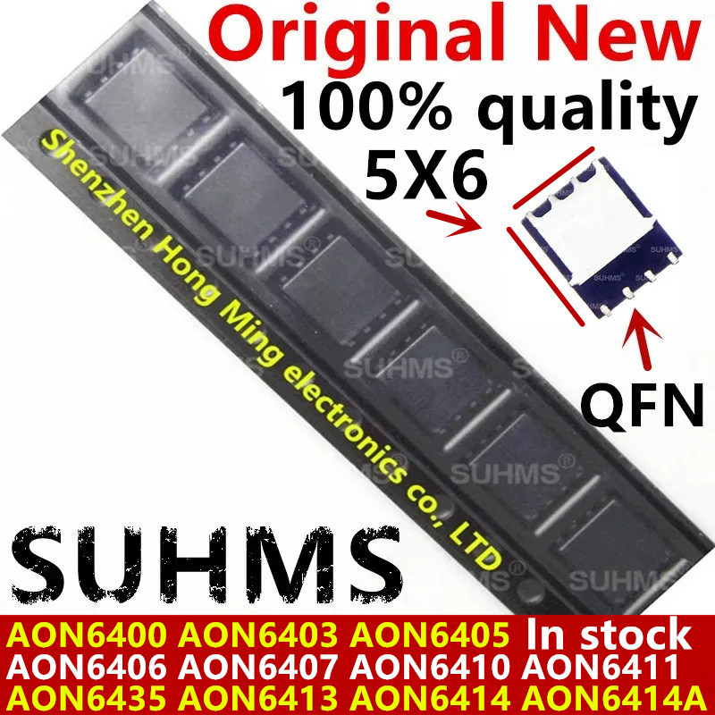 (5 stücke) Neue AON6400 AON6403 AON6405 AON6406 AON6407 AON6410 AON6411 AON6413 AON6414 AON6414A AON6435 QFN-8