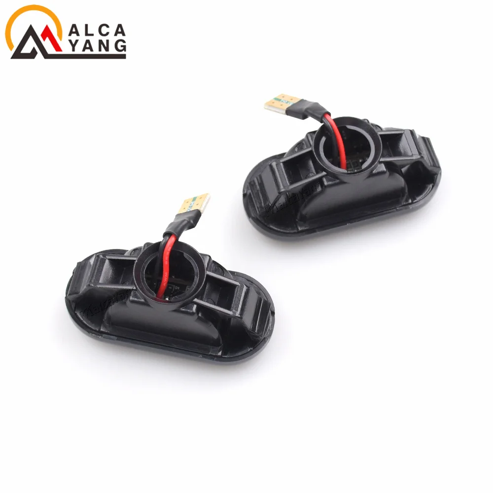 Luz LED de intermitente lateral dinámica para coche, para Nissan Cube Z11 Tiida C11 Note E11 NE11 Micra K12 NP300 Navara D40 Qashqai J10