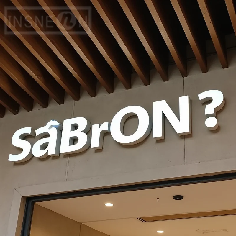 Custom 3D LED Metal Letters Light Up Sign For Storefront Business Outdoor Waterproof Illuminated Signage